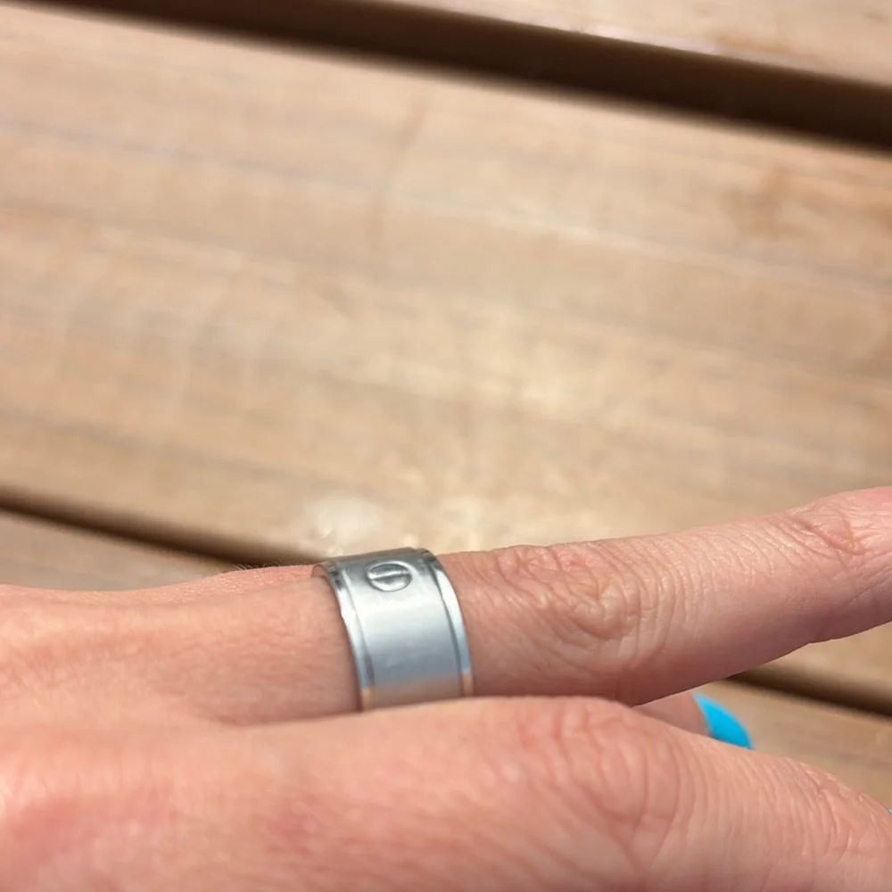 Sleek Silver Stainless Steel Modern Ring
